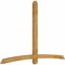 Ekena Millwork Bellingham Rough Sawn Timber Gable Bracket, Western Red Cedar, 96"W x 64"H x 4"D x 4"F, 16/12 Pitch GBW096X64X0404BEL00RWR - alternate 5
